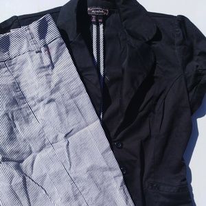 Black and white 2 piece set